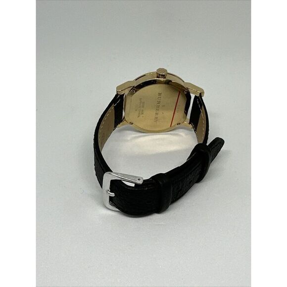 Burberry BU9134 Women's Black Leather Strap Analog Dial Quartz Wrist Watch HME94 - Picture 9 of 11